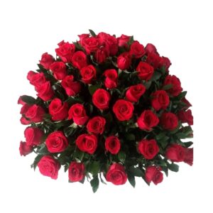 RAMO DE ROSAS REDONDO x 50